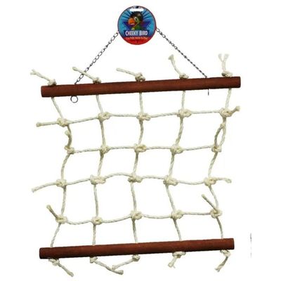 Cheeky Bird Natural Rope Lattice - Small