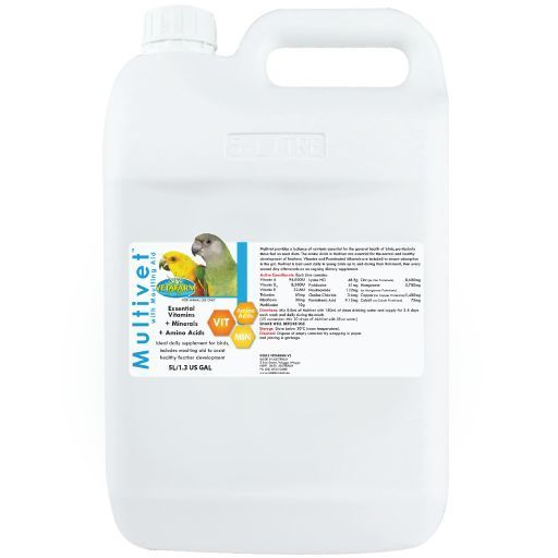 Vetafarm Multivet – with Moulting Aid  - 5 litre