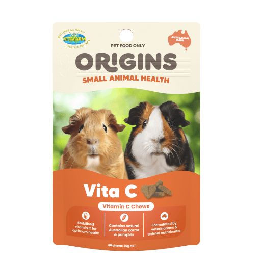 Vetafarm Origins Vita C Chews For Guinea Pigs  - 60 chews Vetafarm Origins Vita C Chews For Guinea Pigs  - 60 chews