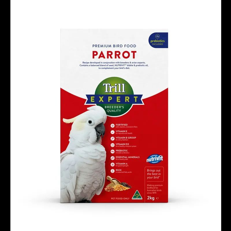 Trill Expert Parrot Mix Bird Food  2 kg