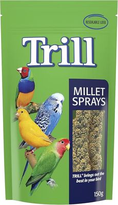 Trill Millet Spray for Birds - 150 grams x 5 pack Trill Millet Spray for Birds - 150 grams x 5 pack