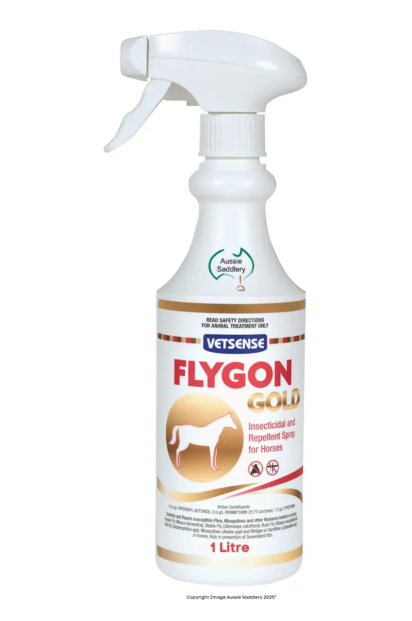 Vetsense Flygon Gold for Horses  -  1 litre Vetsense Flygon Gold for Horses  -  1 litre