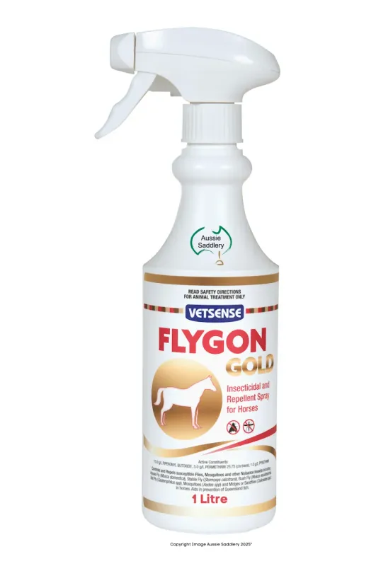 Vetsense Flygon Gold for Horses  -  1 litre