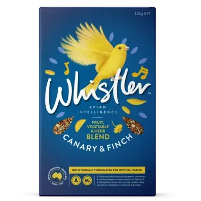Whistler Canary & Finch Seed Blend Bird Food Fruit Vegetable & Herb - 1.2 kg