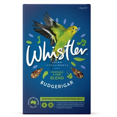 Whistler Gourmet Blend Vegetable Budgerigar Food  - 1.2kg