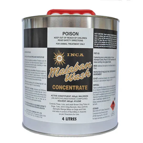 Inca Malaban Wash Concentrate  -  4 litre