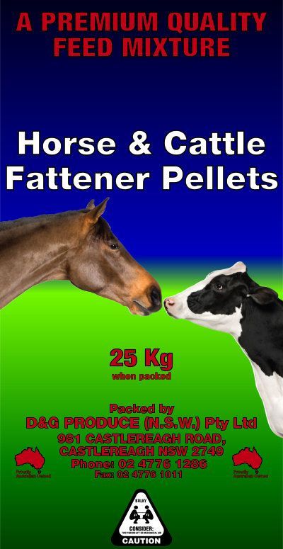 D & G Horse & Cattle Fattner  -  25 kg