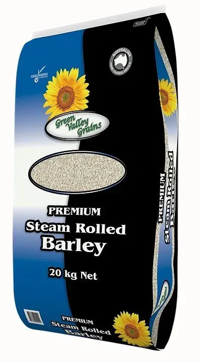 Green Valley Grains Steamed Rolled Barley  -  20 kg