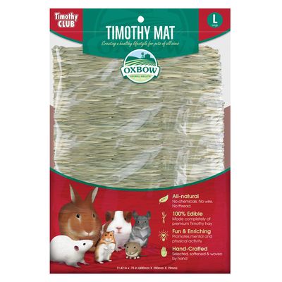 Oxbow Timothy Hay Club Mat Medium Bed For Small Animals