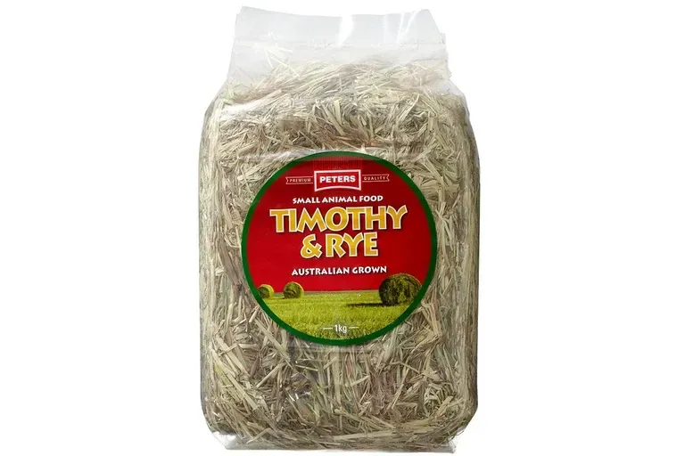 Peters Timothy and Rye Premium Grass Hay Small Animal Food - 1 kg Peters Timothy and Rye Premium Grass Hay Small Animal Food - 1 kg