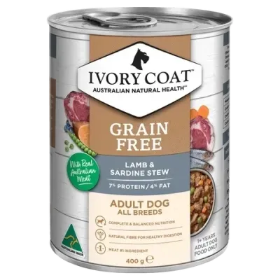 Ivory Coat Adult Lamb & Sardine Stew   400 grams x 12