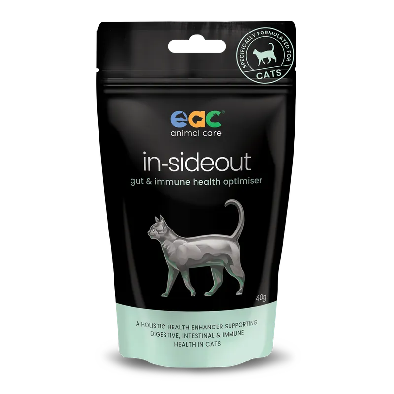 EAC Animal Care In Sideout Gut And Immune Health Optimiser Supplement For Cats  -  40 grams