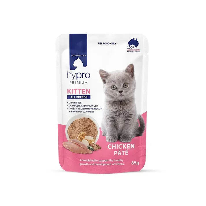 Hypro Premium Kitten Grain Free Chicken Pâté  -  85 grams x 12
