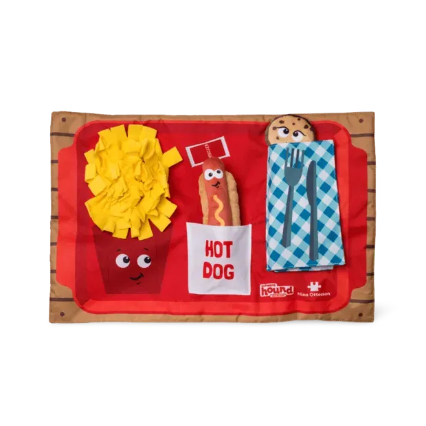 Nina Ottosson Activity Mat Fast Food Snuffle Mat Dog Toy