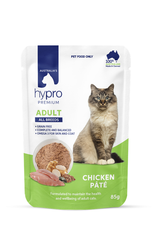 Hypro Premium Grain Free Chicken Paté for Adult  -  85 grams x 12