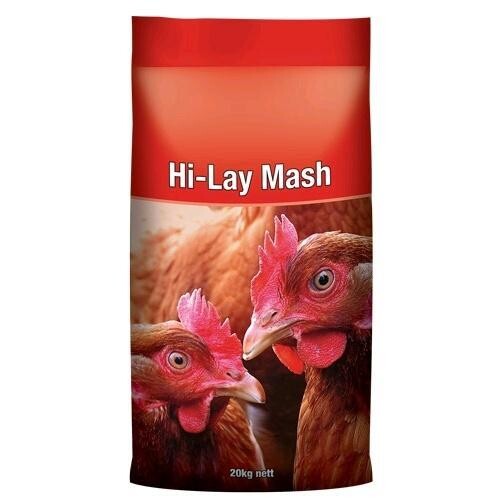 Red Hen Hi-Lay Mash – High Protein Layer Mash , Premium Chicken Feed for Maximum Egg Production & Strong Shell Quality  -   20 kg
