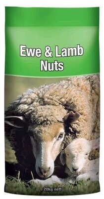 Laucke Ewe & Lamb Nuts  Sheep Feed for Ewes & Lamb Growth  -  20 kg