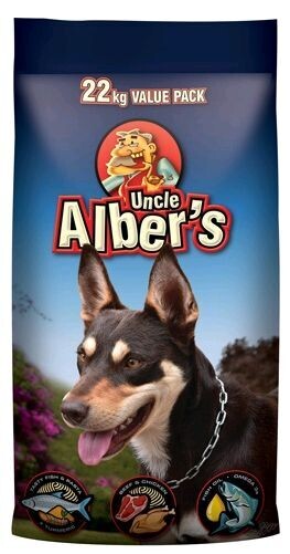 Uncle Alber’s Dog Food Complete Dry Dog Food for Active Dogs  -  22 kg