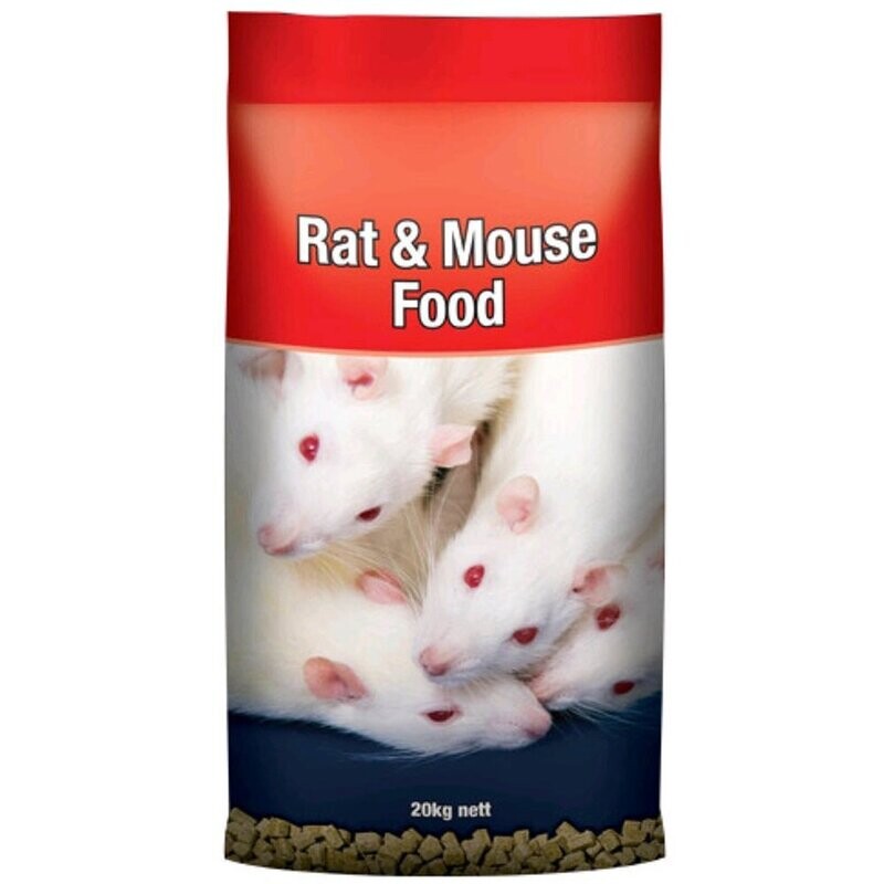Laucke Rat & Mouse Food  Complete Feed for Rats & Mice  -  20 kg