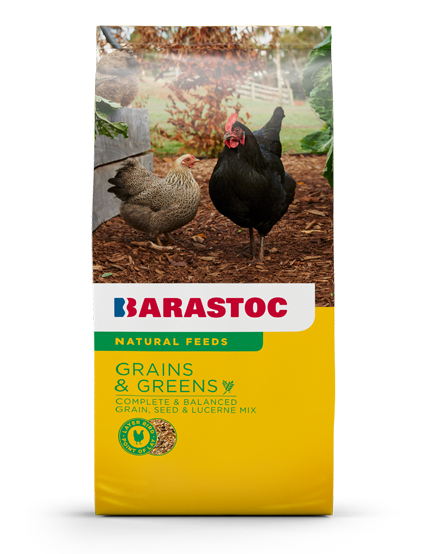 Barastoc Grains & Greens Natural Chicken Feed with Grains & Greens  -  20 kg