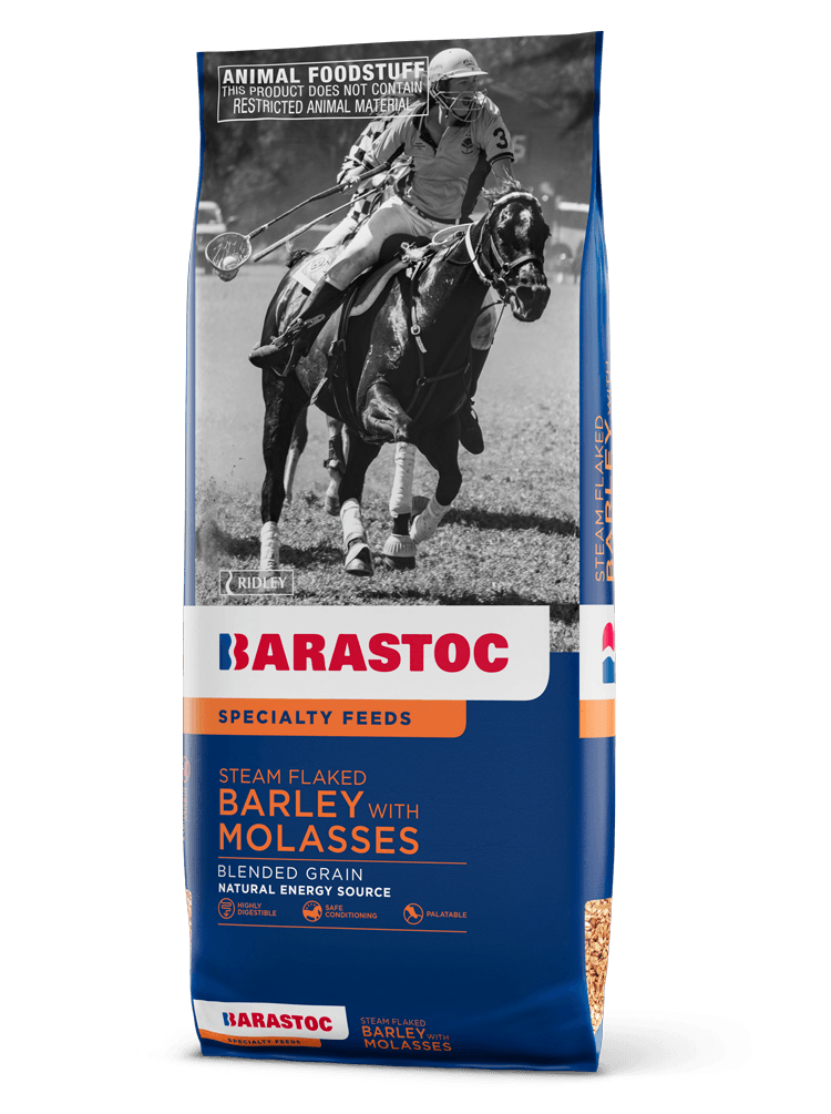 Barastoc Steamed Flaked Barley & Molasses High Energy Supplement Horse Feed  -  20 kg