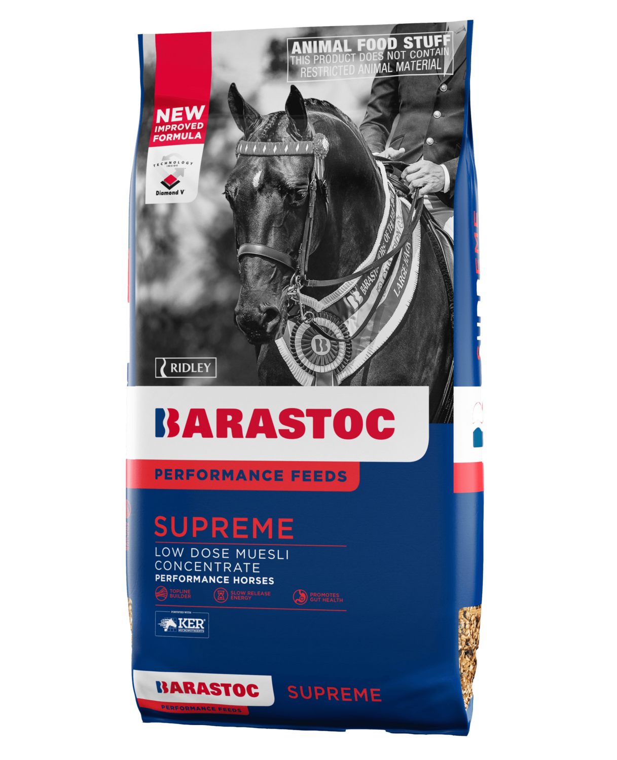 Barastoc Supreme High Protein Topline Horse Feed  Low Starch Performance Nutrition  -  20 kg