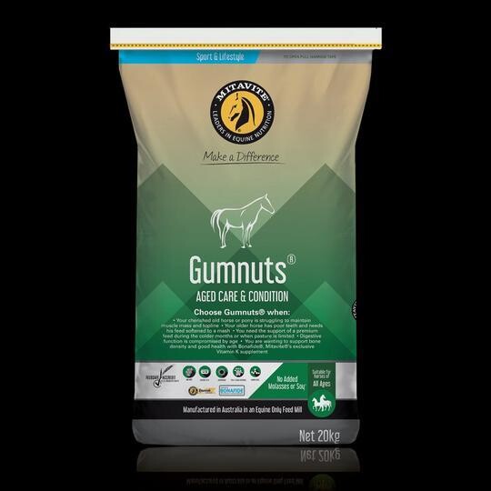 Mitavite Gumnuts Trusted Nutrition for Senior Horses  -  20 kg
