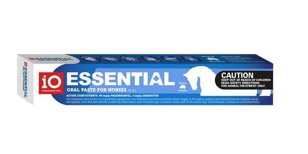 iO Essential Oral Equine Wormer 35mL – Broad Spectrum Horse Worming Paste