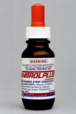 Avitrol Plus Bird Worming Syrup - 100 ml Avitrol Plus Bird Worming Syrup - 100 ml