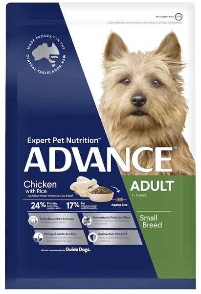 Advance Dog Adult Small Breed Chicken with Rice - 8 kg Advance Dog Adult Small Breed Chicken with Rice - 8 kg