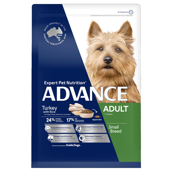 Advance Dog Adult Small Breed Turkey with Rice - 8 kg Advance Dog Adult Small Breed Turkey with Rice - 8 kg