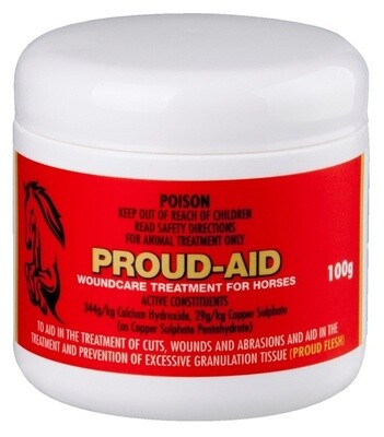 Proud Aid for Horses Wound Care Powder for Proud Flesh & Minor Wounds  -  100 grams