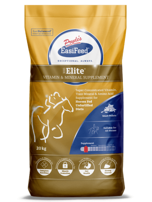 Pryde’s EasiFeed Elite 300 Horse Pellets 20kg – High Energy Conditioning Feed for Performance Horses
