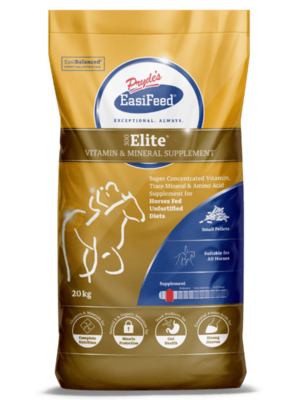 Pryde’s EasiFeed Elite 300 Horse Pellets 20kg – High Energy Conditioning Feed for Performance Horses