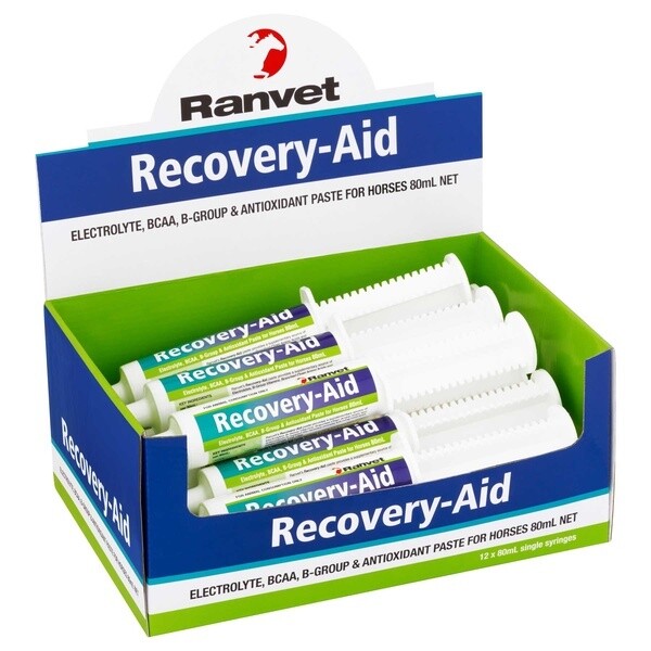 Ranvet Recovery Aid Paste | Fast-Acting Electrolyte & Energy Support for Horses  -  80 ml