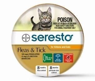 Seresto Flea Collar for Cats and Kittens - Long Lasting