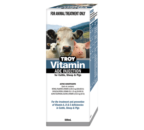 Troy Vitamin ADE Injection 500 ml Troy Vitamin ADE Injection 500 ml