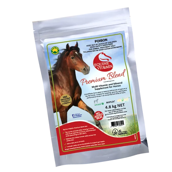 Equine Vit & Min Premium Blend Horse Vitamin & Mineral Supplement   -  4.8 kg