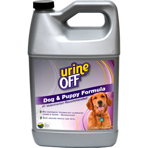 Urine Off Dog & Puppy Formula Odour & Stain Remover - 3.78 litres Urine Off Dog & Puppy Formula Odour & Stain Remover - 3.78 litres