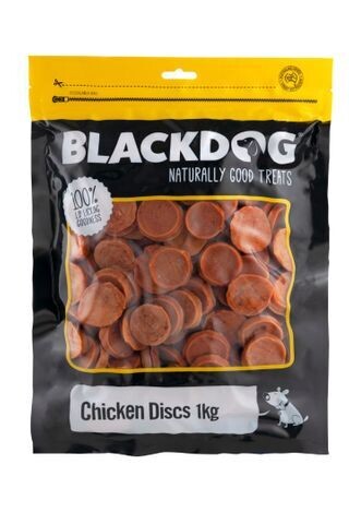 BlackDog Chicken Disc Natural Chicken Dog Treat  -  1 kg