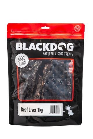 BlackDog Beef Liver Natural High Protein Dog Treat  -  1 kg