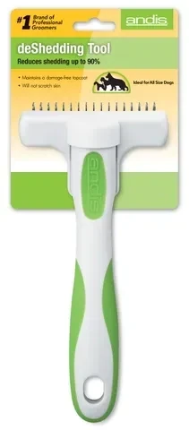 Andis Deshedding Tool White & Lime Green Professional Dog Grooming Tool Andis Deshedding Tool White & Lime Green Professional Dog Grooming Tool