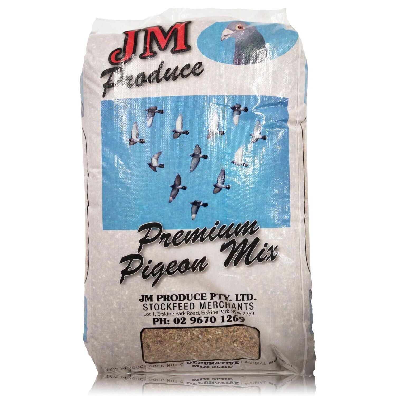 JM Pigeon Breed Mix Heavy Maple Peas  -  25 kg