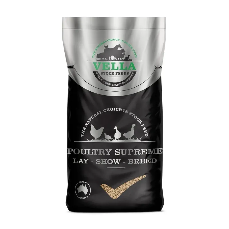 Vella Poultry Supreme MP Layer Premium Layer Feed for Healthy Hens & High Egg Production  -  20 kg