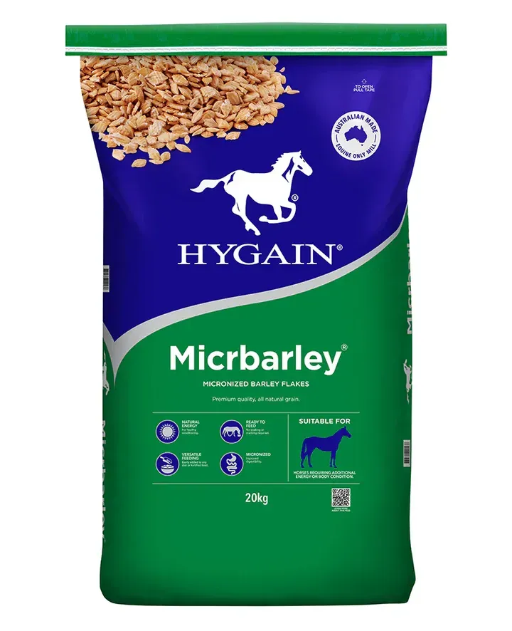Hygain MicrBarley Micronised Barley for Horse Energy & Condition - 20 kg