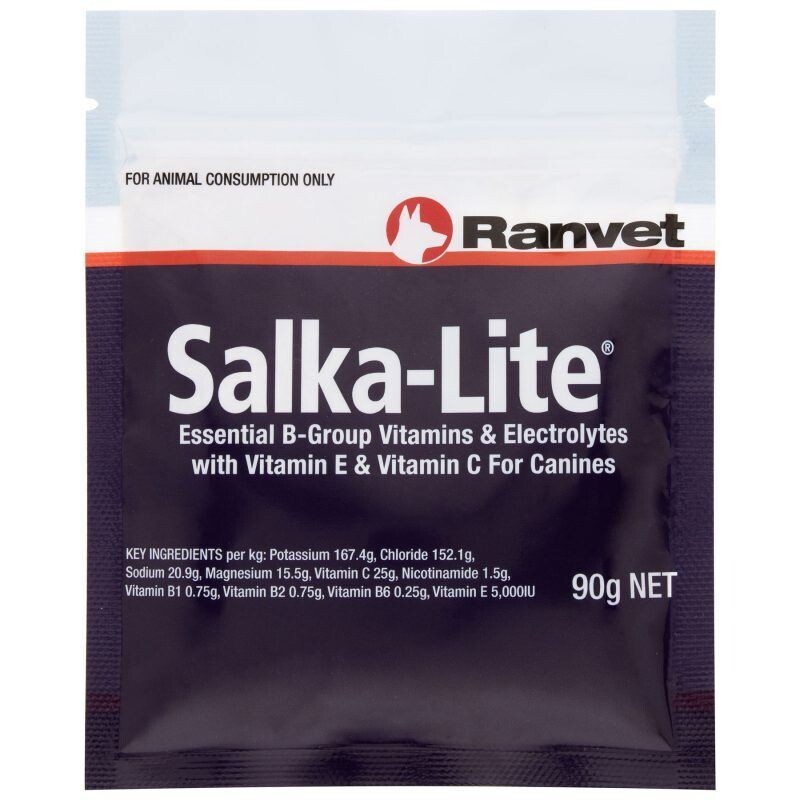 Ranvet Salka-lite Low Sodium Mineral & Electrolyte Supplement for Horses  -  90 grams