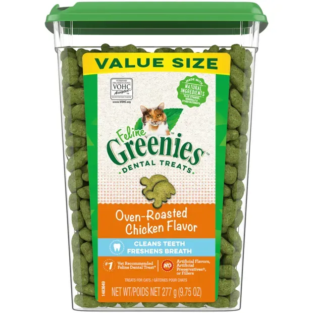 Greenies Feline Chicken Flavour - 277 grams Greenies Feline Chicken Flavour - 277 grams