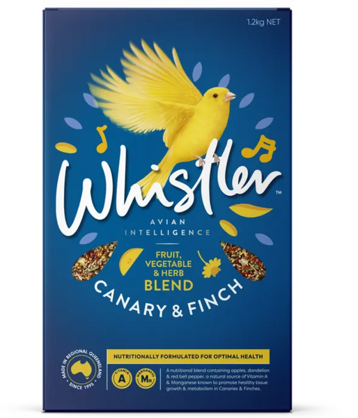 Whistler Gourmet Blend Fruit Veg Canary & Finch Food - 1.2 kg Whistler Gourmet Blend Fruit Veg Canary & Finch Food - 1.2 kg