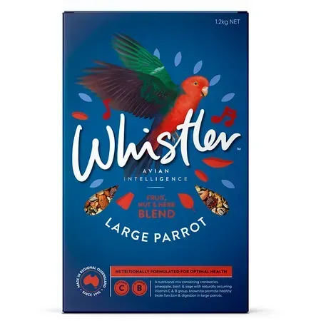 Whistler Gourmet Blend Fruit Nut Herb Large Parrot Food  -  1.2 kg