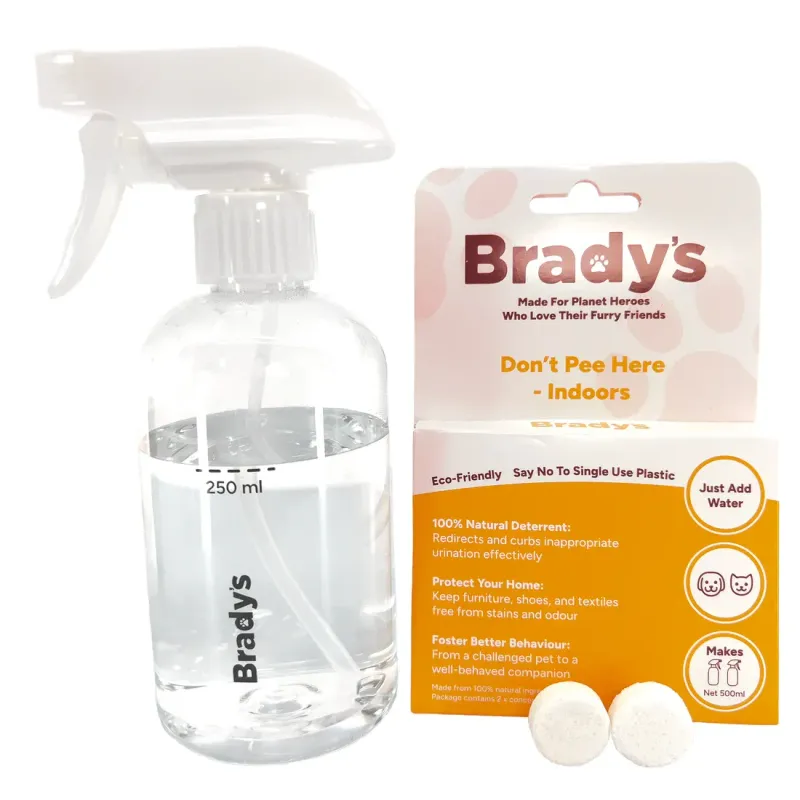 Brady's Don’t Pee Here Indoors  -  500ml concentrated tablet
